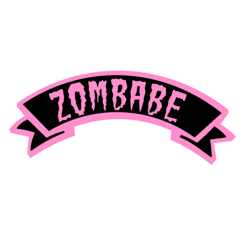 here is a ZomBabe Sticker from the Inscriptions and Phrases collection for sticker mania