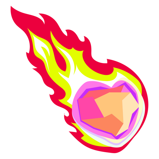 here is a Love Comet Sticker from the Outer Space collection for sticker mania