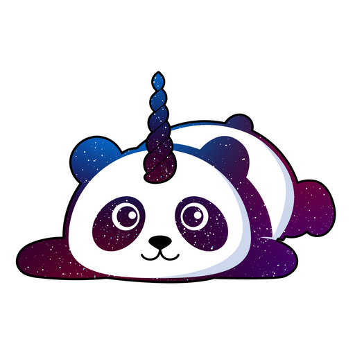 here is a Pandicorn Space Sticker from the Outer Space collection for sticker mania