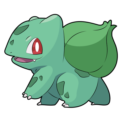 here is a Pokemon Bulbasaur Sticker from the Pokemon collection for sticker mania