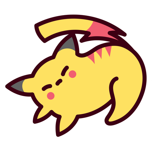 Pokemon Pikachu The Lion King Sticker