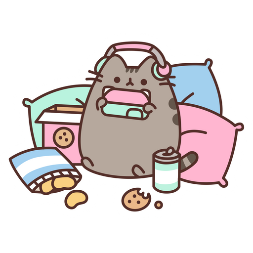 Pusheen I’m Busy Sticker - Sticker Mania