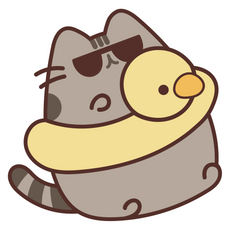 Pusheen I’m Busy Sticker - Sticker Mania