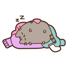 Pusheen I’m Busy Sticker - Sticker Mania