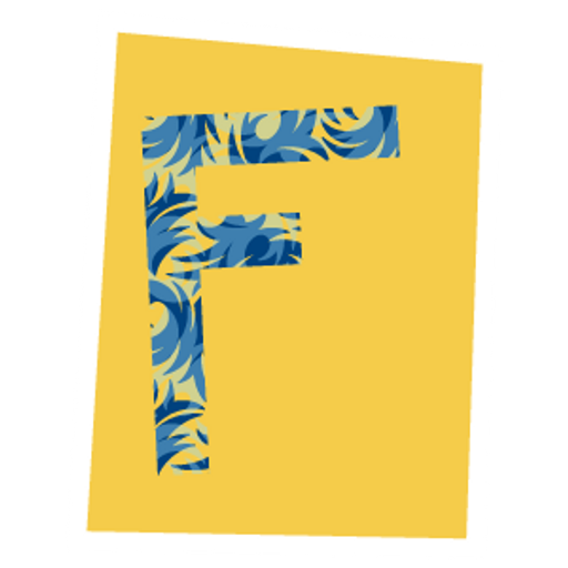 here is a Ransom Alphabet Letter F from the Ransom Note collection for sticker mania