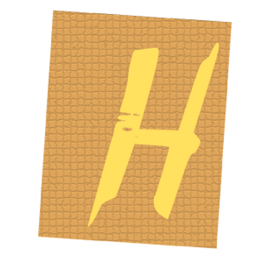 here is a Ransom Alphabet Letter H from the Ransom Note collection for sticker mania