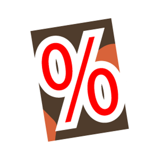 here is a Ransom Alphabet Symbol Percent Sign from the Ransom Note collection for sticker mania