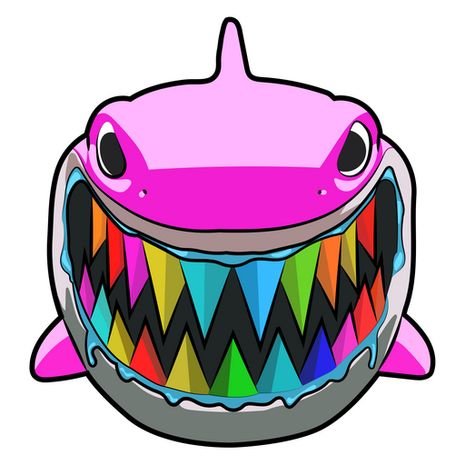 here is a 6ix9ine Shark Sticker from the Rappers collection for sticker mania
