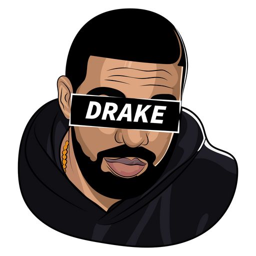 here is a Drake Pathos Sticker from the Rappers collection for sticker mania