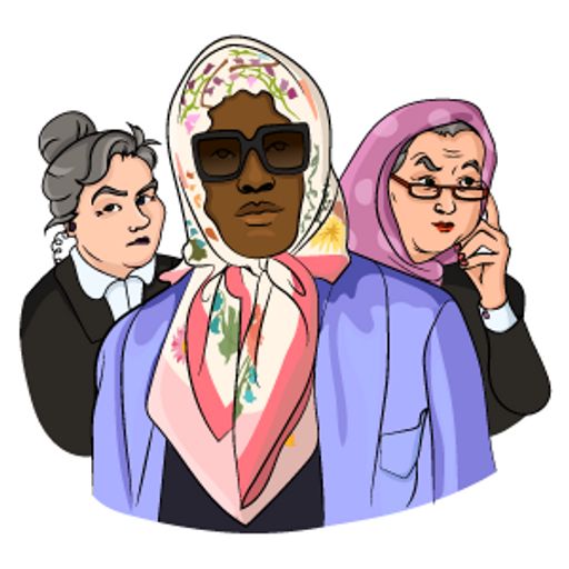 here is a A$AP Rocky Babushka Boi Security from the Rappers collection for sticker mania