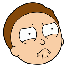 Rick and Morty Drunk Rick Head Sticker - Sticker Mania