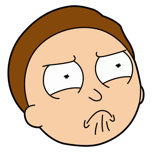 Rick and Morty Offended Morty Smith Sticker