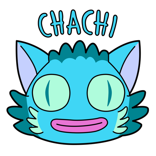 Rick and Morty Chachi Sticker