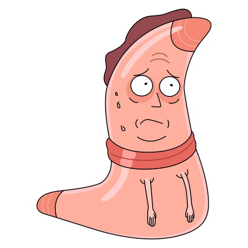 here is a Rick and Morty Jerry's Mytholog Sticker from the Rick and Morty collection for sticker mania