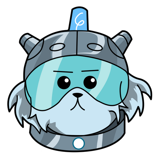 here is a Rick and Morty Lawnmower Dog Sticker from the Rick and Morty collection for sticker mania