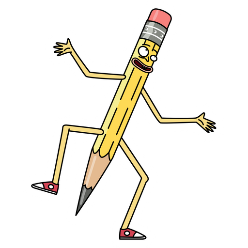 Rick and Morty Pencilvester Sticker