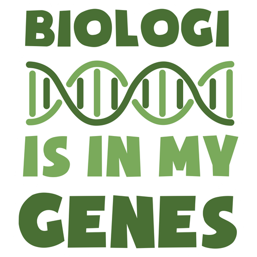 here is a Biologi Is in My Genes Sticker from the School collection for sticker mania