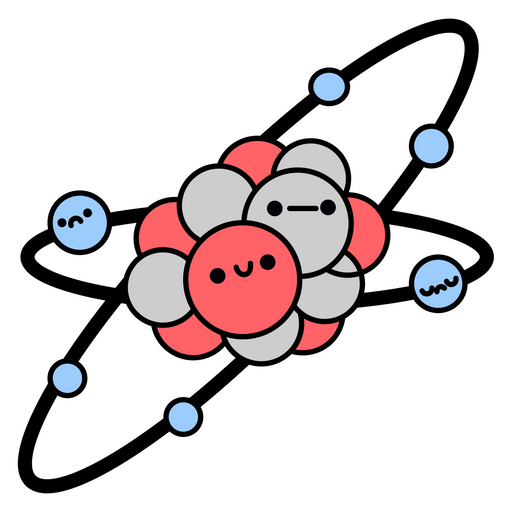 here is a Emotional Atom Sticker from the School collection for sticker mania