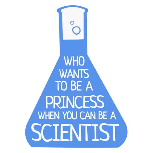 Scientist Funny Chemical Flask Sticker