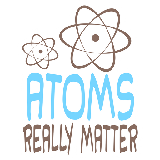 here is a Atoms Really Matter Sticker from the School collection for sticker mania