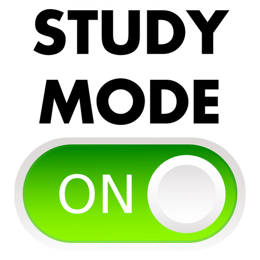 here is a Study Mode ON Sticker from the School collection for sticker mania