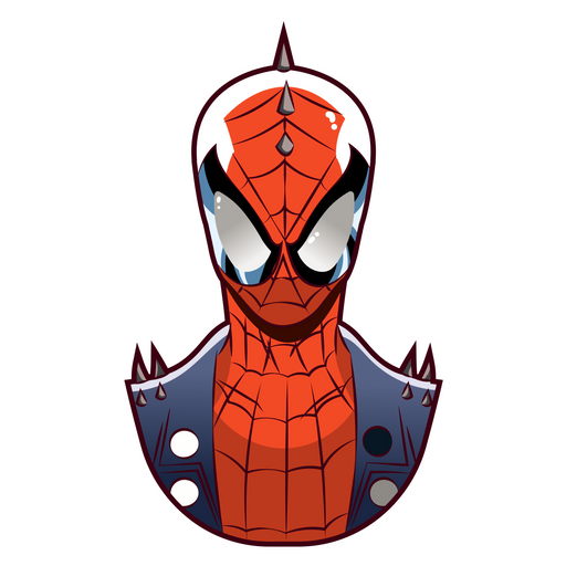 here is a Spider-Man Spider-Punk Sticker from the Spider-Man collection for sticker mania