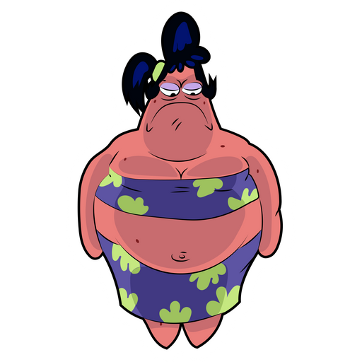 here is a SpongeBob Samantha Star Sticker from the SpongeBob collection for sticker mania