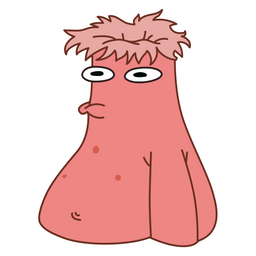 Shocked Patrick Star Sticker - Sticker Mania