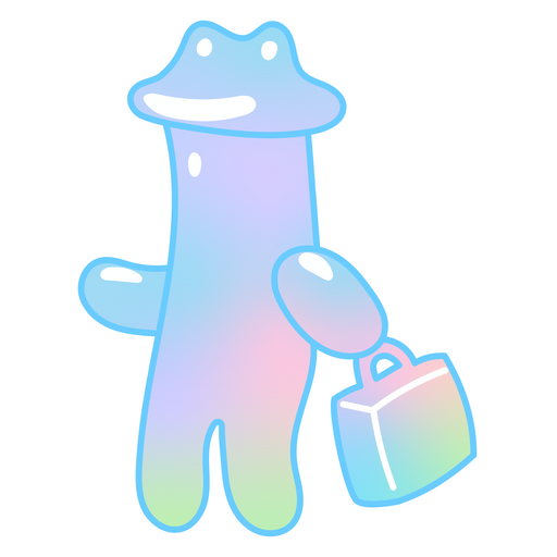 here is a SpongeBob Bubble Buddy Work Sticker from the SpongeBob collection for sticker mania