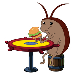 SpongeBob Krusty Krab Sticker - The Official Krabby Patty Home Decal For Fans