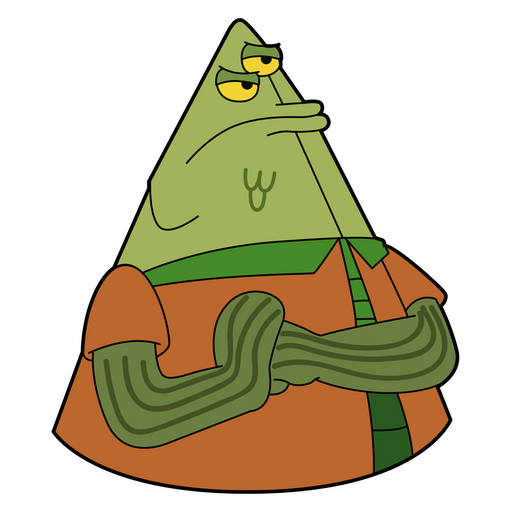 here is a SpongeBob Flats the Flounder Sticker from the SpongeBob collection for sticker mania