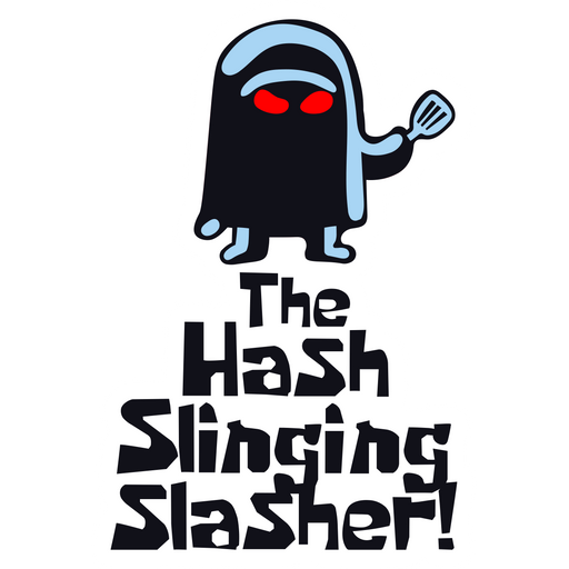 here is a SpongeBob Hash-Slinging Slasher Sticker from the SpongeBob collection for sticker mania