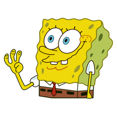 Spongebob The Gang's All Here Sticker