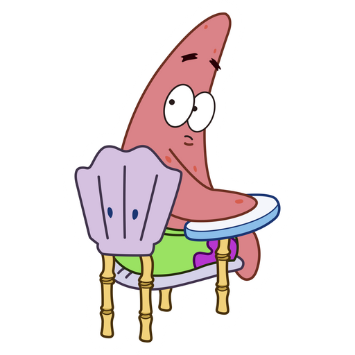 here is a Don’t look behind you but... Meme Sticker from the SpongeBob collection for sticker mania
