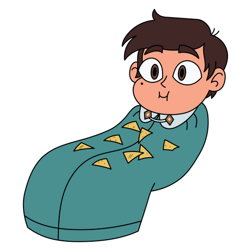 here is a Star vs. the Forces of Evil Marco Diaz Eats Sticker from the Star vs. the Forces of Evil collection for sticker mania