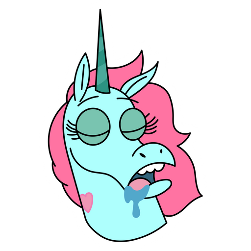 here is a Star Vs. the Forces of Evil Pony Head Sleeping Sticker from the Star vs. the Forces of Evil collection for sticker mania