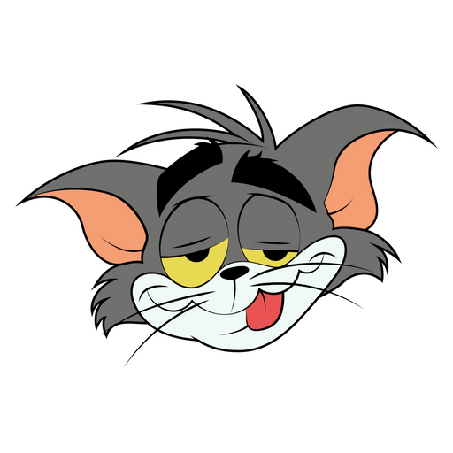 Tom and Jerry Drunk Tom Sticker - Sticker Mania