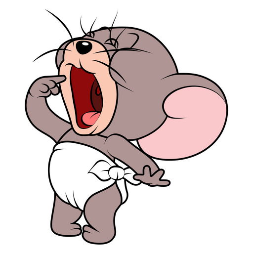 Tom and Jerry Hungry Nibbles Sticker Sticker Mania