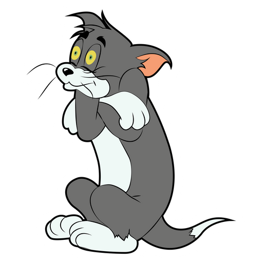 here is a Tom and Jerry Sleeping Tom Sticker from the Tom and Jerry collection for sticker mania