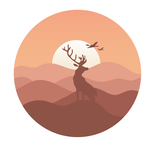 here is a Sepia Wildlife Sticker from the Travel collection for sticker mania