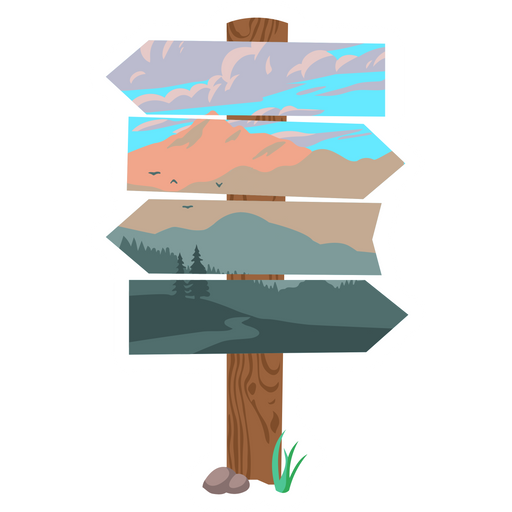 here is a Travel Signpost Sticker from the Travel collection for sticker mania