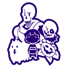 Undertale Company of Characters Sticker