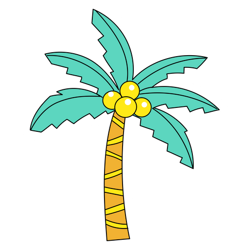 VSCO Girl Palm Tree Sticker