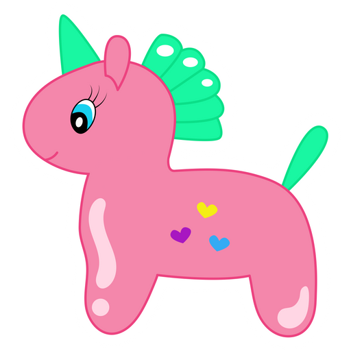 VSCO Pink Pony Unicorn Toy Sticker