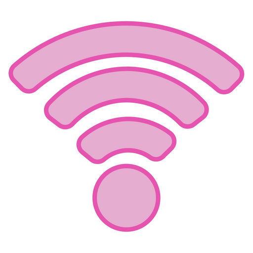 here is a VSCO Girl Pink Wi-Fi Sticker from the VSCO Girl and Aesthetics collection for sticker mania