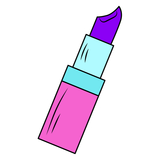 VSCO Girl Violet Lipstick Sticker