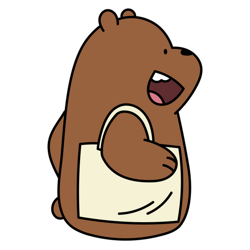We Bare Bears Grizzly Bear Going to The Store