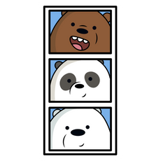 We Bare Bears Photo Sticker