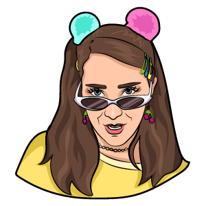 cool and cute Jenna Marbles Sunglasses for stickermania