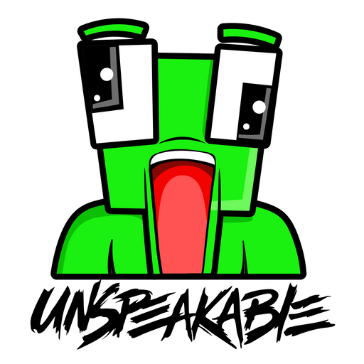 here is a Unspeakable Frog Logo Sticker from the Youtubers collection for sticker mania